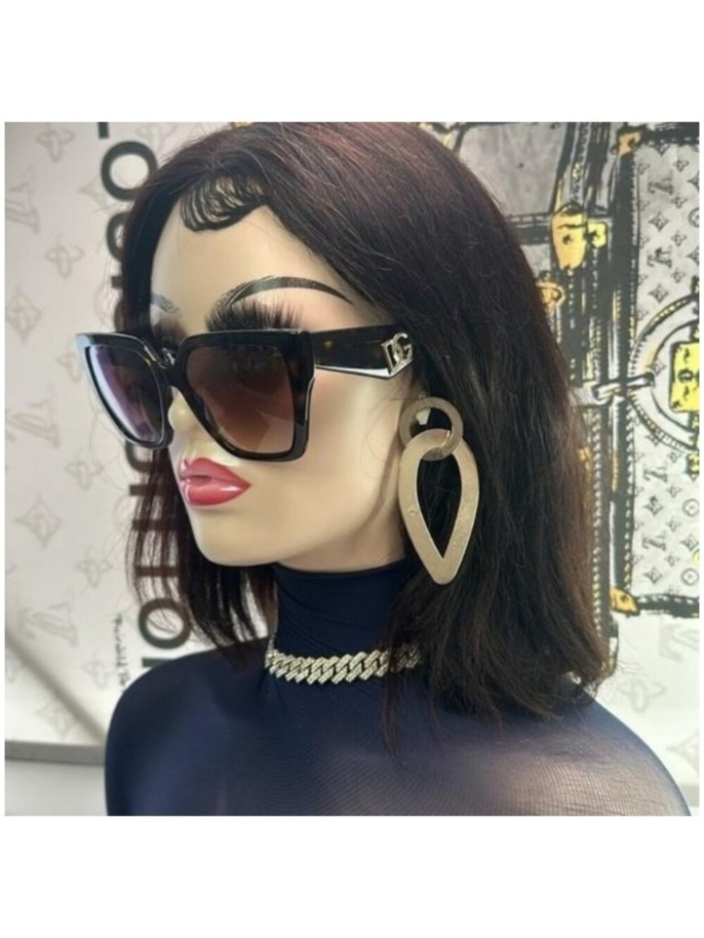 Dolce & Gabbana DG4438 and Brown Gradient Butterfly Ladies Sunglasses 502 13 55